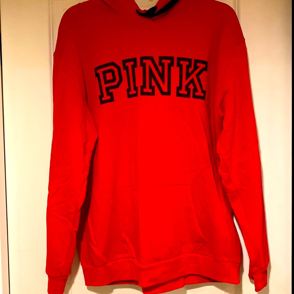 Red PINK Pullover Hoodie